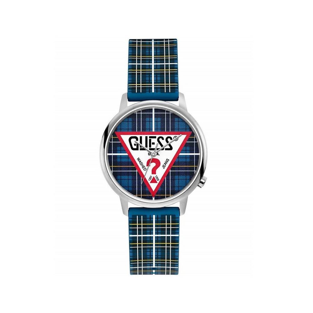 

Разноцветные резиновые часы Guess
