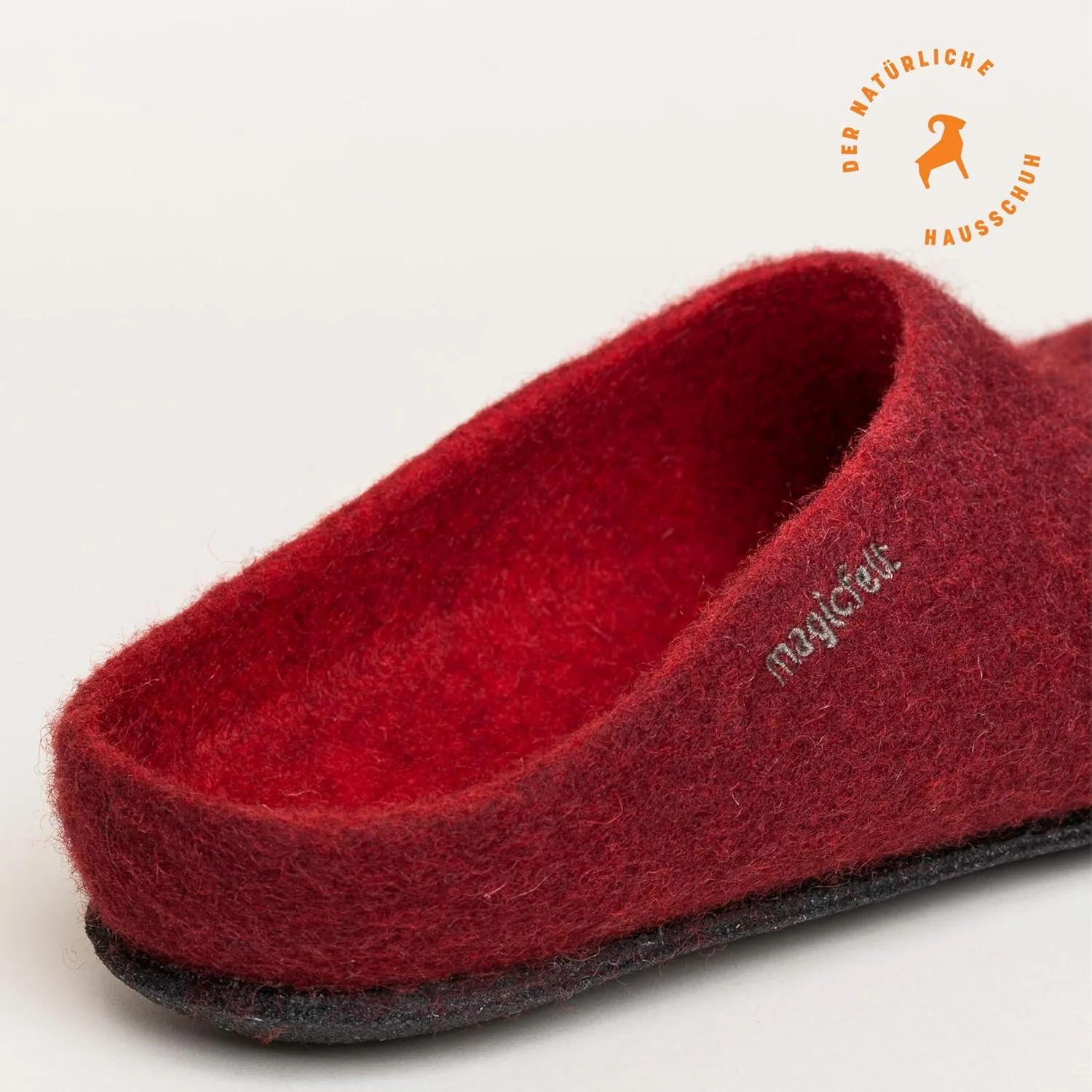 Тапочки MagicFelt AN 709 из чистой натуральной шерсти для мужчин и женщин - нескользящие и анатомической формы — фото 4