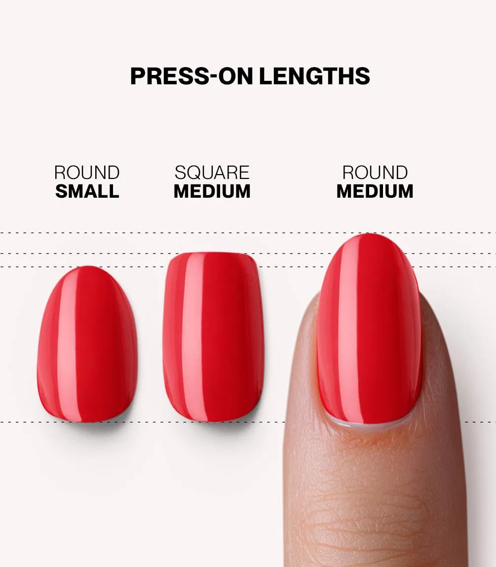 Накладные ногти «430 Bombshell Red» от Pink Gellac Pink Gellac — фото 2