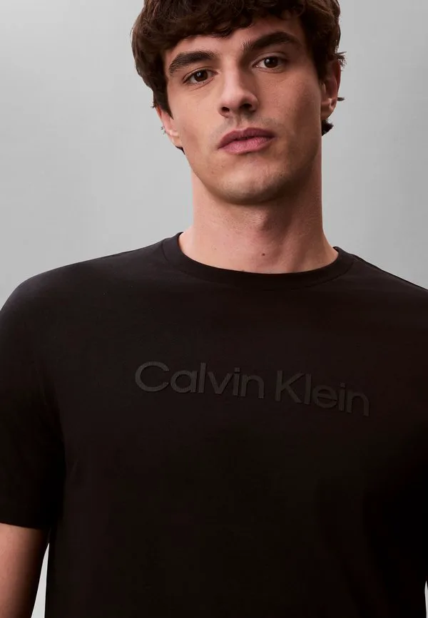 Футболка с графическим логотипом Calvin Klein, Black — фото 4