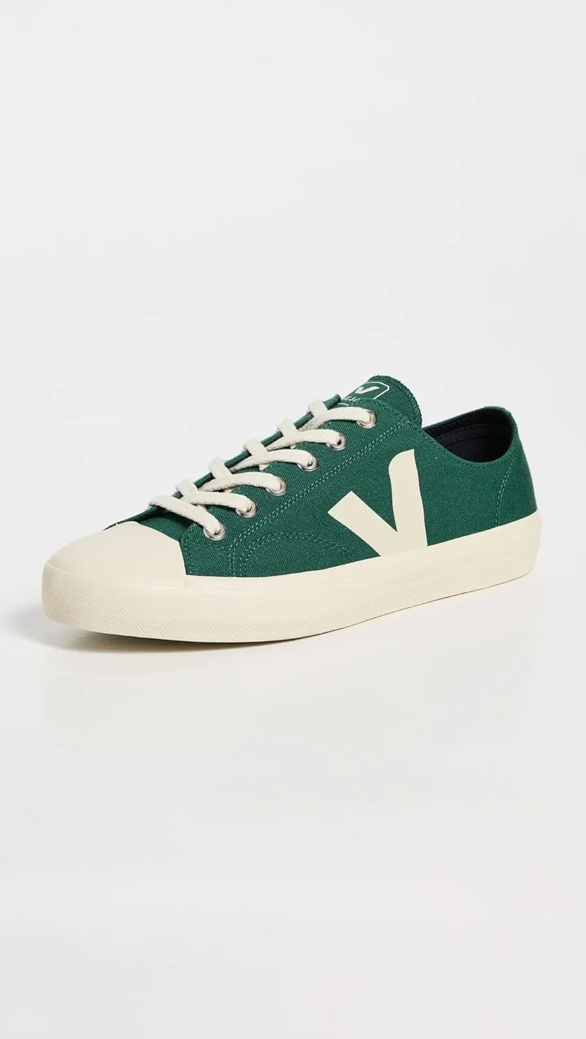 Мужские кроссовки Veja PL0102836 Whata Canvas Green Cotton Logo PE23, зеленый — фото 2