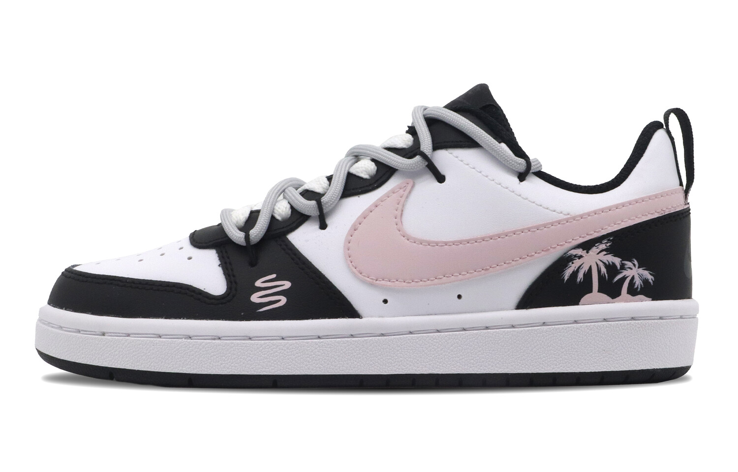 

Кроссовки Nike Court Borough 2 Skateboarding Shoes Women's Low-top Pink, черный