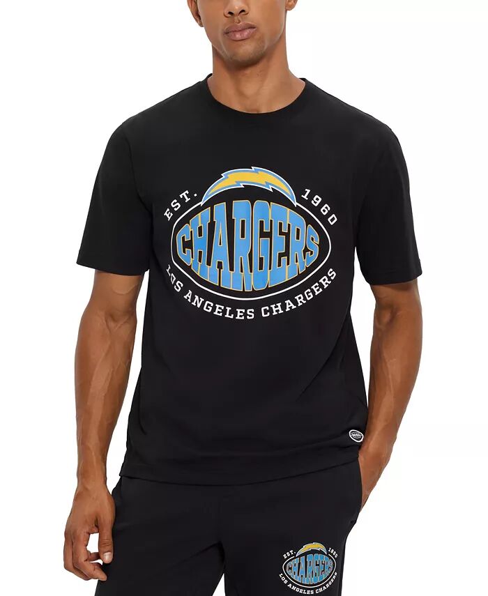 

Мужская футболка BOSS x NFL Los Angeles Chargers Hugo Boss, черный