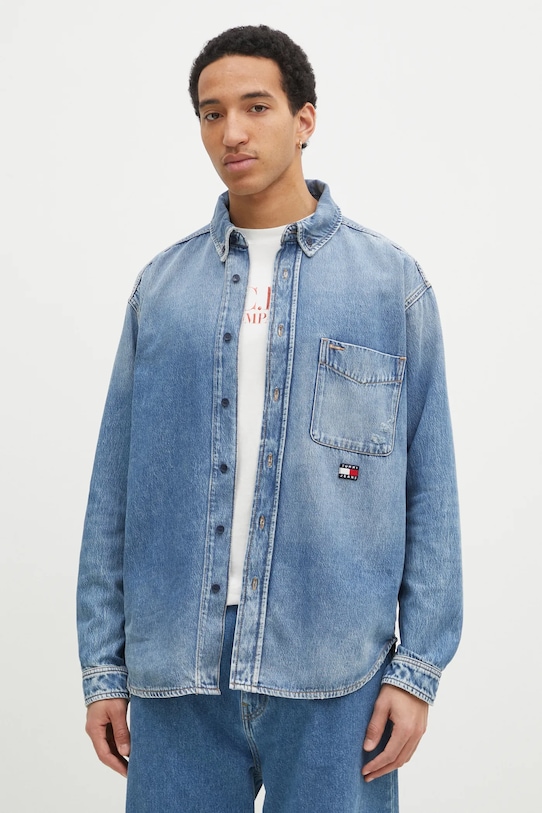 

Джинсовая рубашка Tommy Jeans, синий