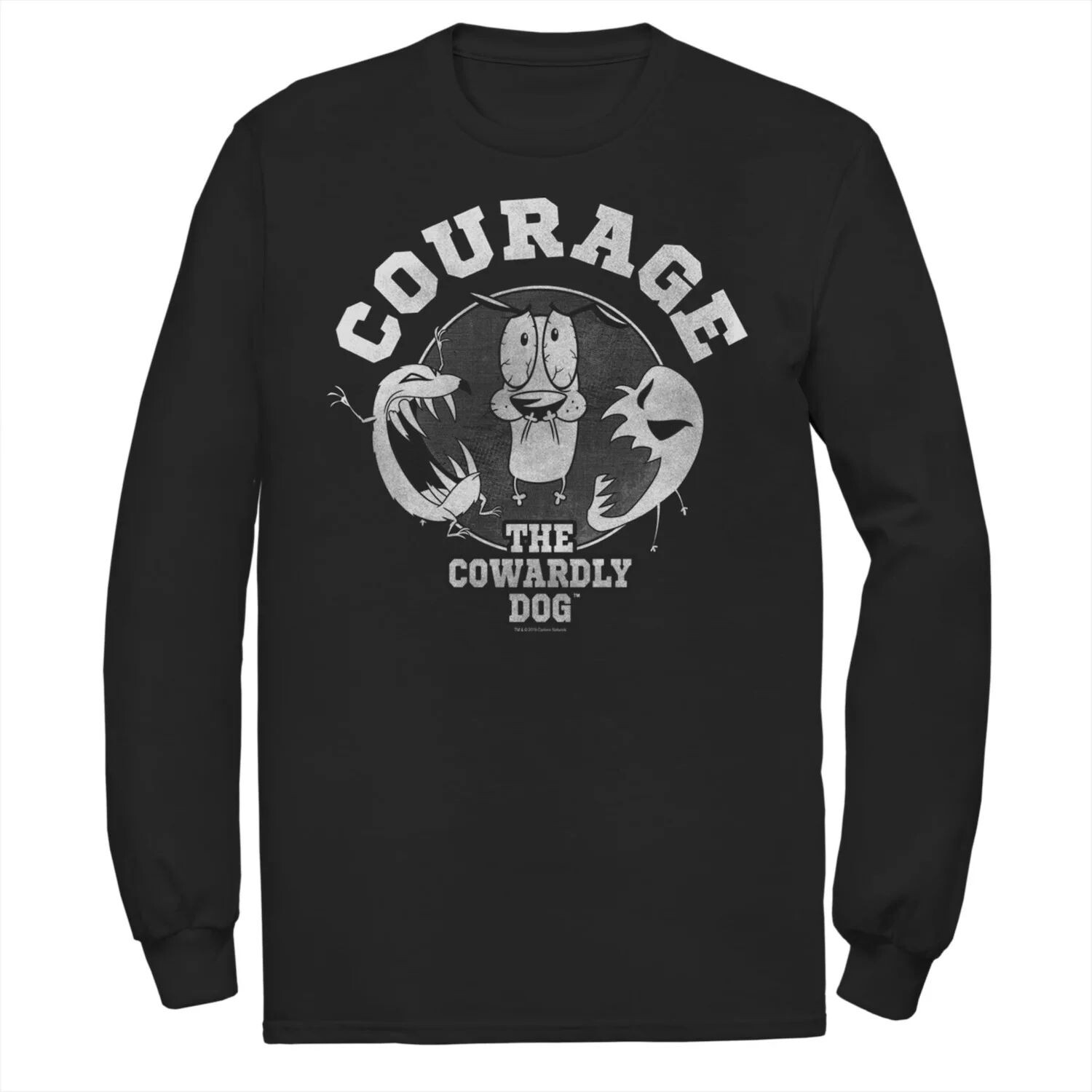

Мужская футболка Cartoon Network Courage The Cowardly Dog Ghostly Pair Tee Licensed Character