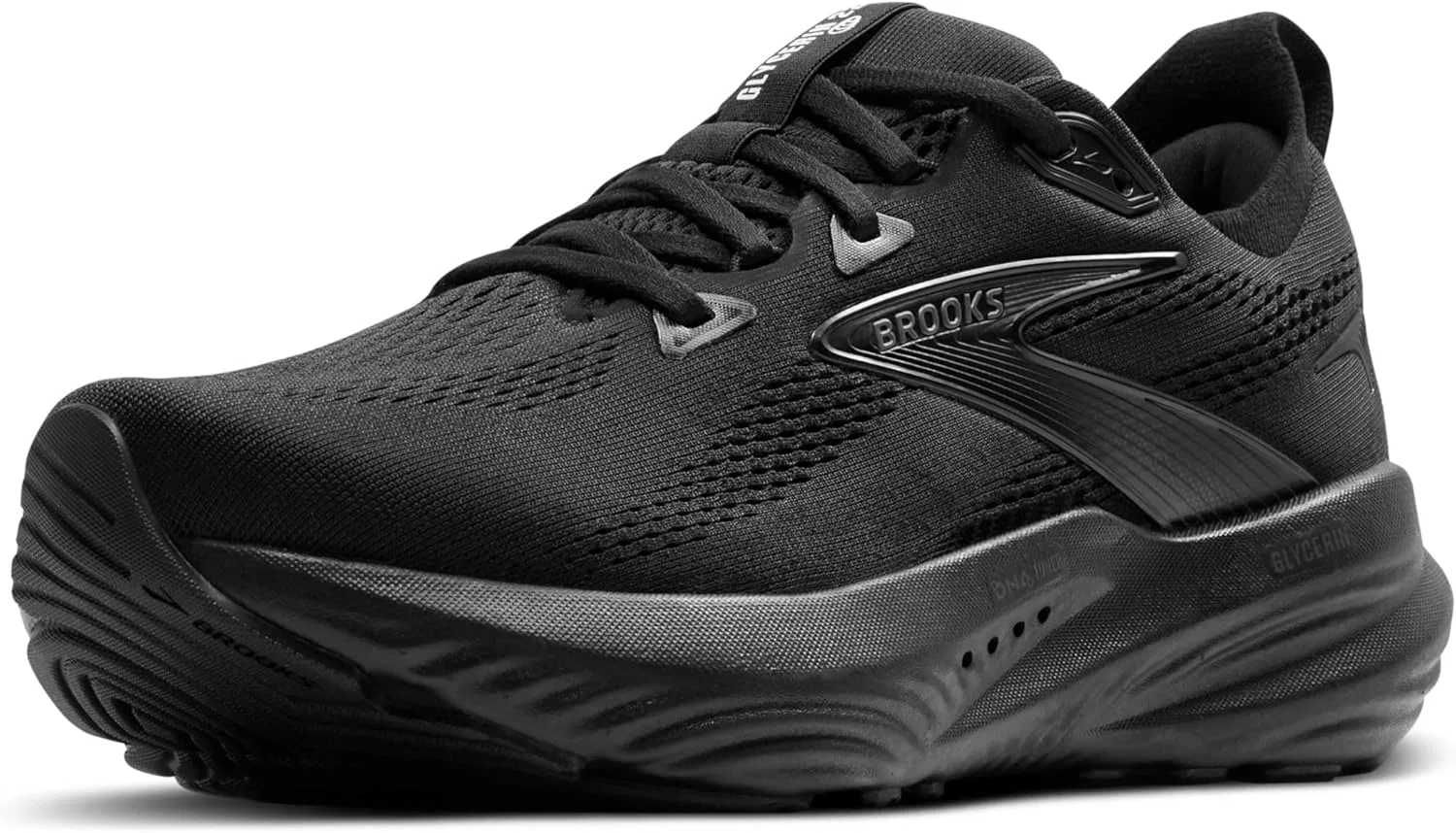 Мужские беговые кроссовки Brooks Glycerin 22 нейтрального цвета, Black Ebony