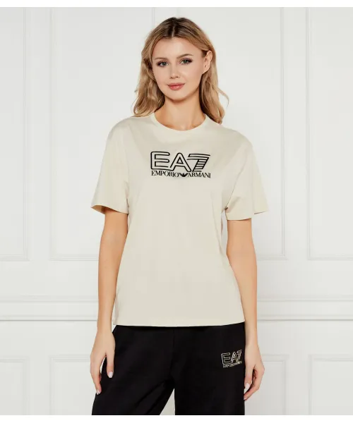 

Футболка Relaxed fit Ea7, бежевый