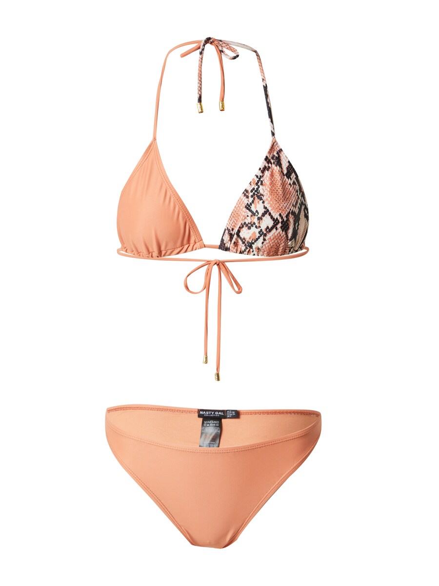 

Треугольное бикини Nasty Gal Triangle Bikini, цвет apricot/peach