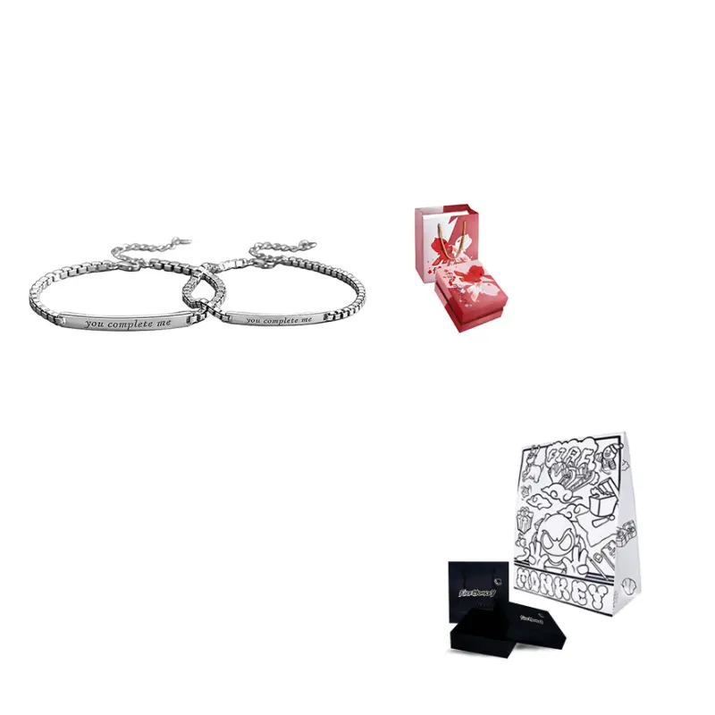 

Титановый стальной браслет унисекс FireMonkey, 2 Pack (Valentine'S Day Box)