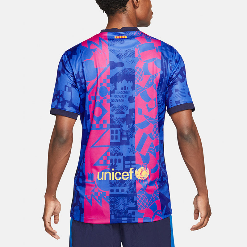 Джерси Nike FC Barcelona 21/22 Third Jersey 'Blue' — фото 4