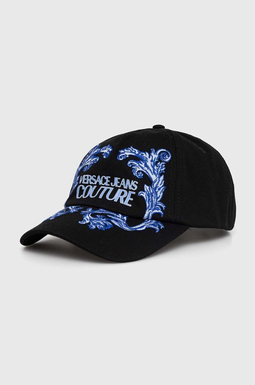 

Бейсболка из хлопка Versace Jeans Couture, черный