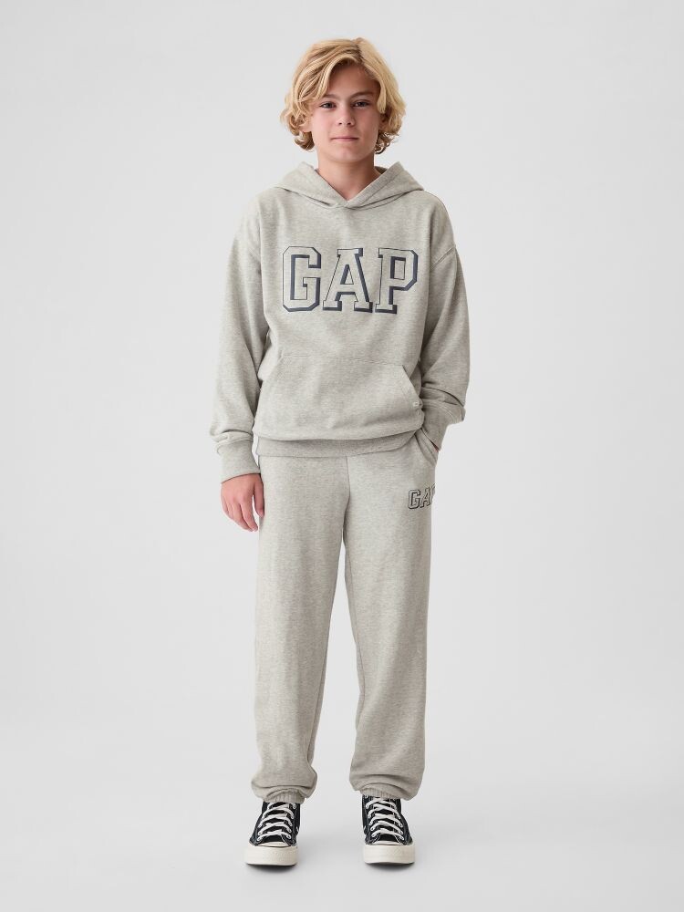 

Детские спортивные штаны с логотипом Gap, серый