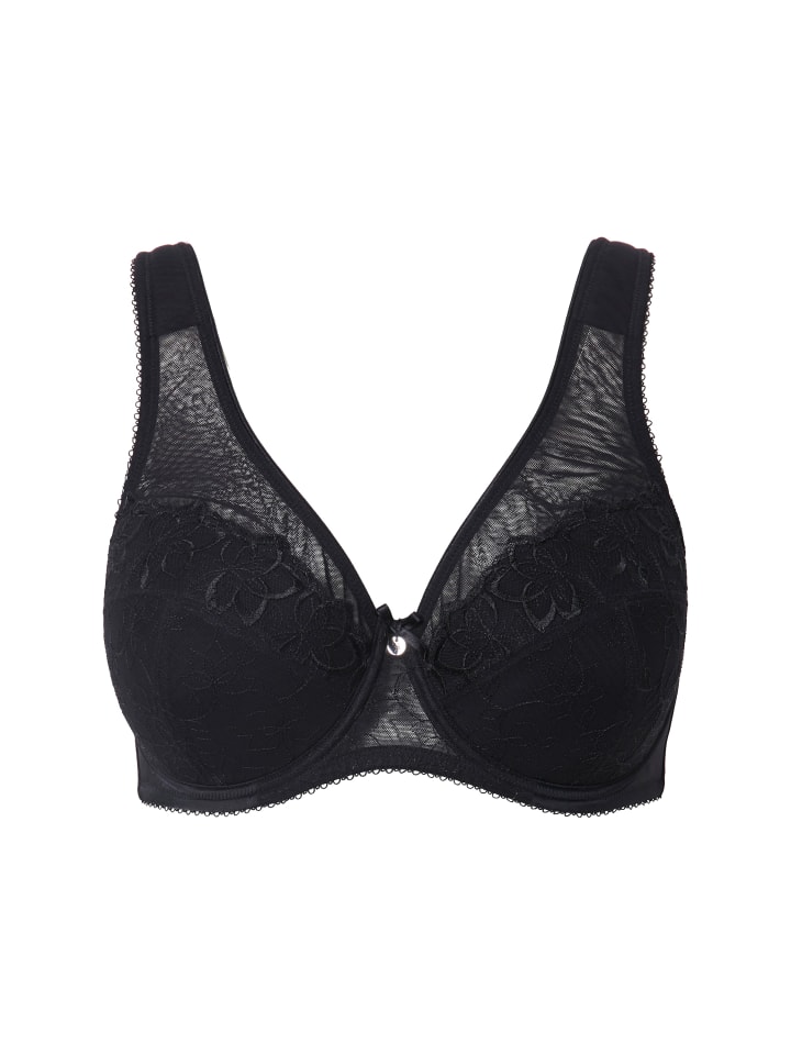 

Бюстгальтер на косточках Ulla Popken, черный