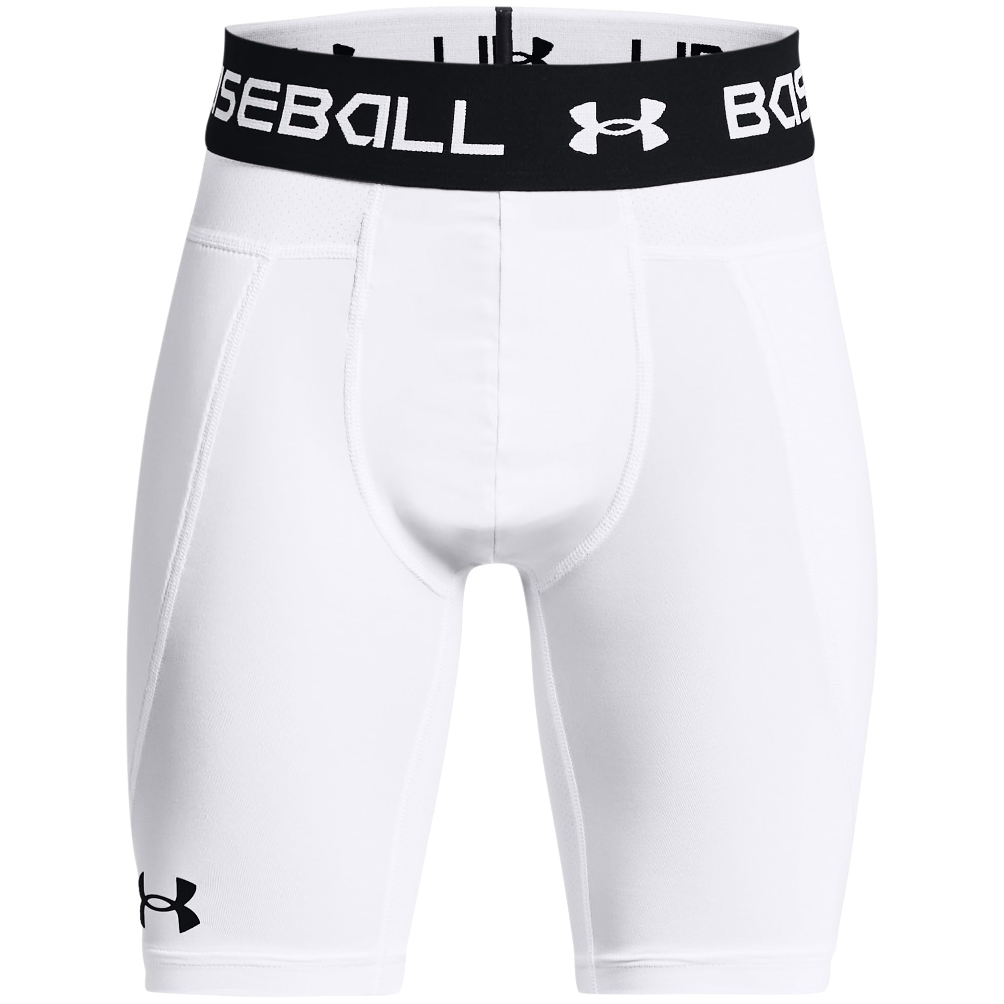 

Шорты Under Armour Kids Utility Slider 21 Baseball Shorts, белый/черный