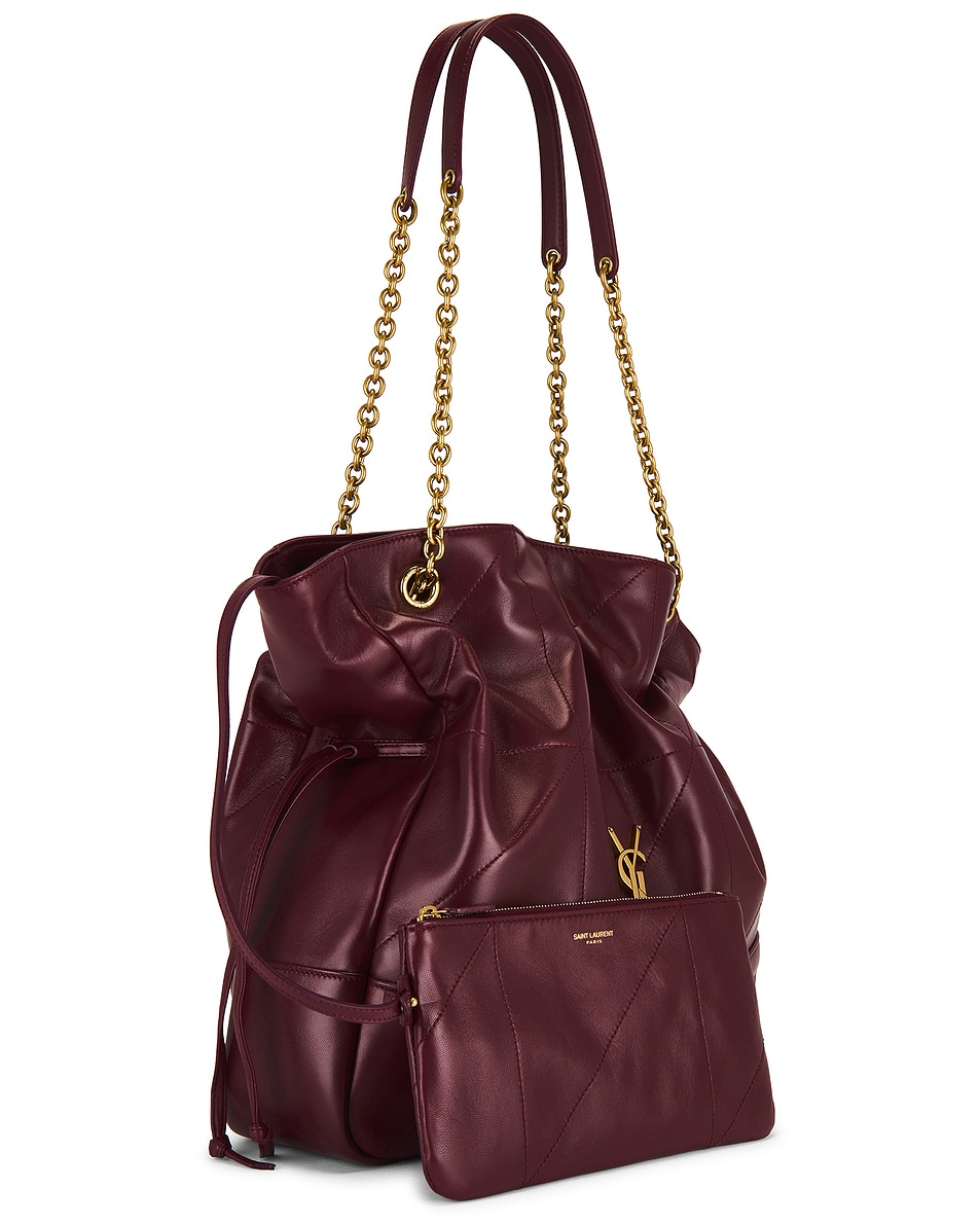 Большая сумка Jamie 4.3 Pochon Saint Laurent, New Dark Bordeaux — фото 4