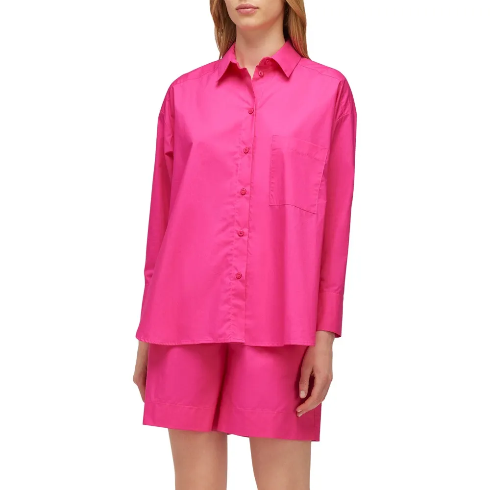 

Рубашка с длинным рукавом Sundek Oversize popeline, розовый