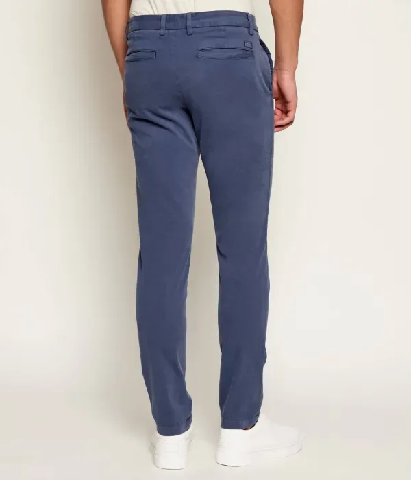 Брюки чинос H-Kaiton1 slim fit Boss, темно-синий — фото 4