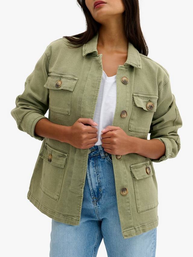 

Армейская куртка MY ESSENTIAL WARDROBE, цвет Dusty Olive Wash
