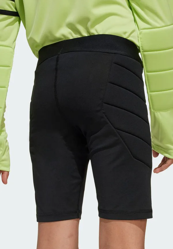 Детские спортивные брюки-футболки 3/4 с подкладкой squadra 25 для вратарей Adidas Performance, Black White — фото 4