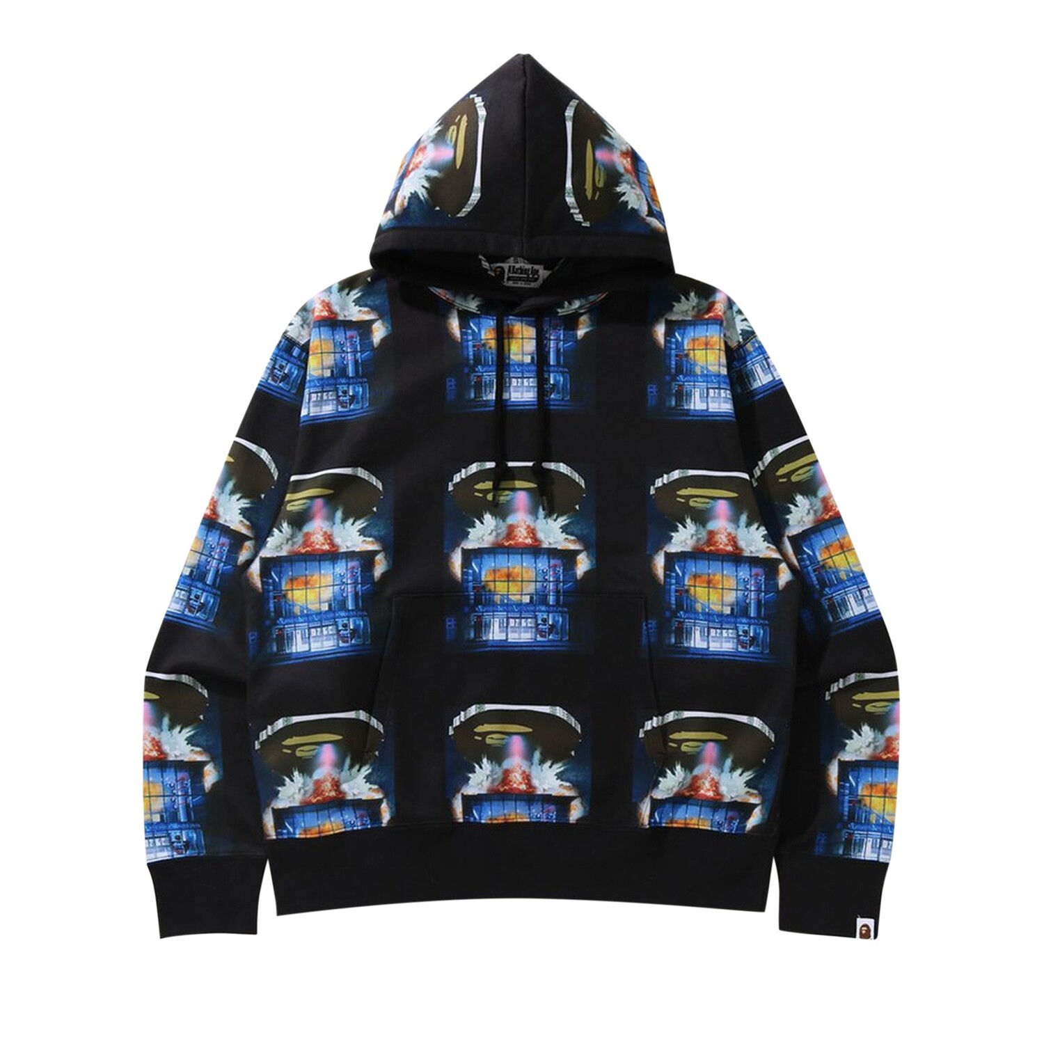 

Толстовка свободного кроя BAPE Invasion, цвет Черный