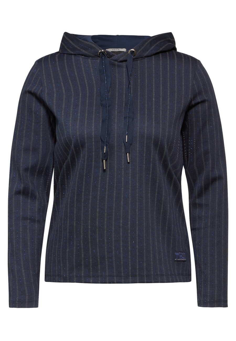 

Толстовка с капюшоном CECIL Sweatshirt, цвет marine blue/dark blue