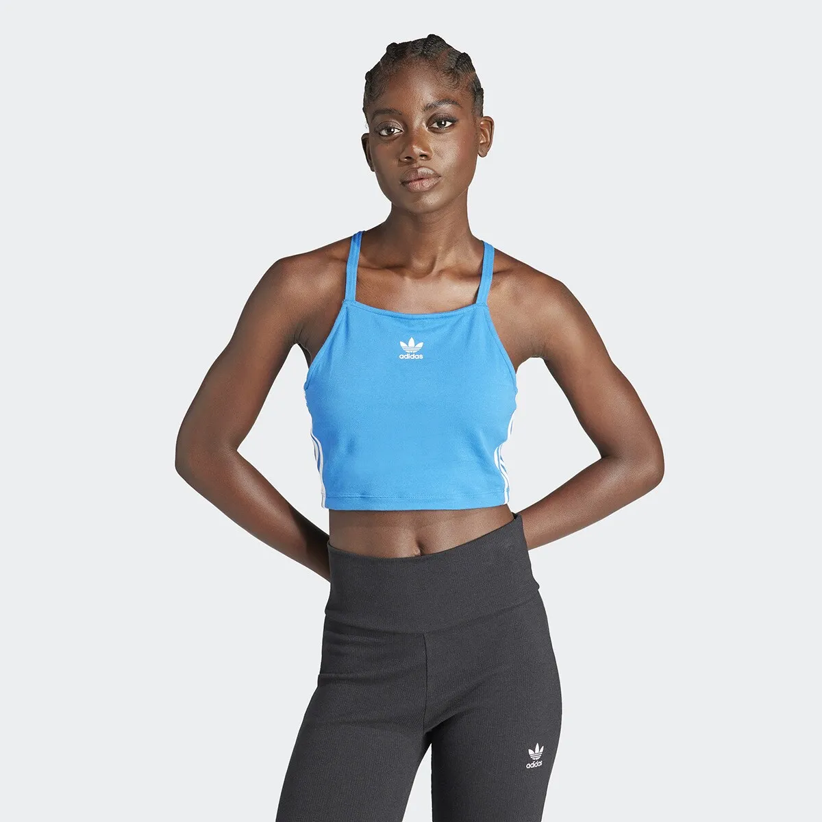 

Adicolor женский топ 3 полоски Adidas Originals, синий
