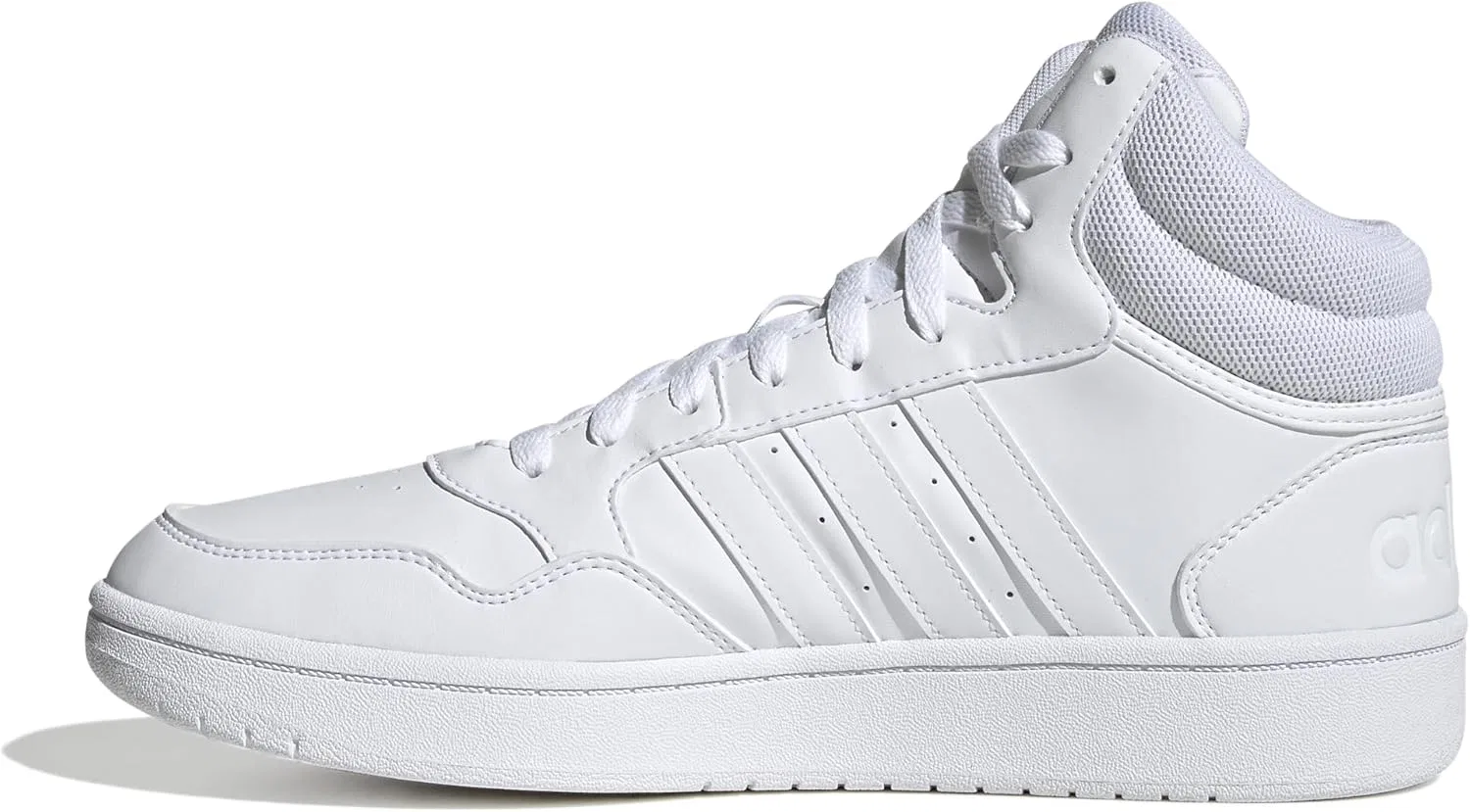 Кроссовки Adidas Herren Hoops 3.0 Mid Lifestyle Basketball Classic Vintage Schuhe, Ftwr White Ftwr White Ftwr White