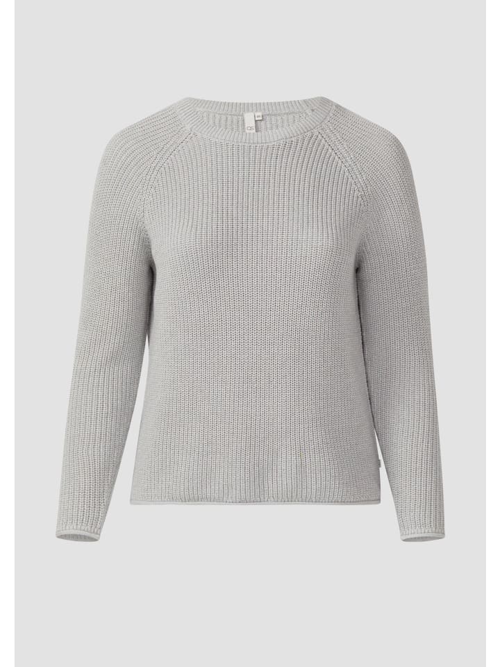 

Вязаный свитер цвета 9400_серый меланж QS