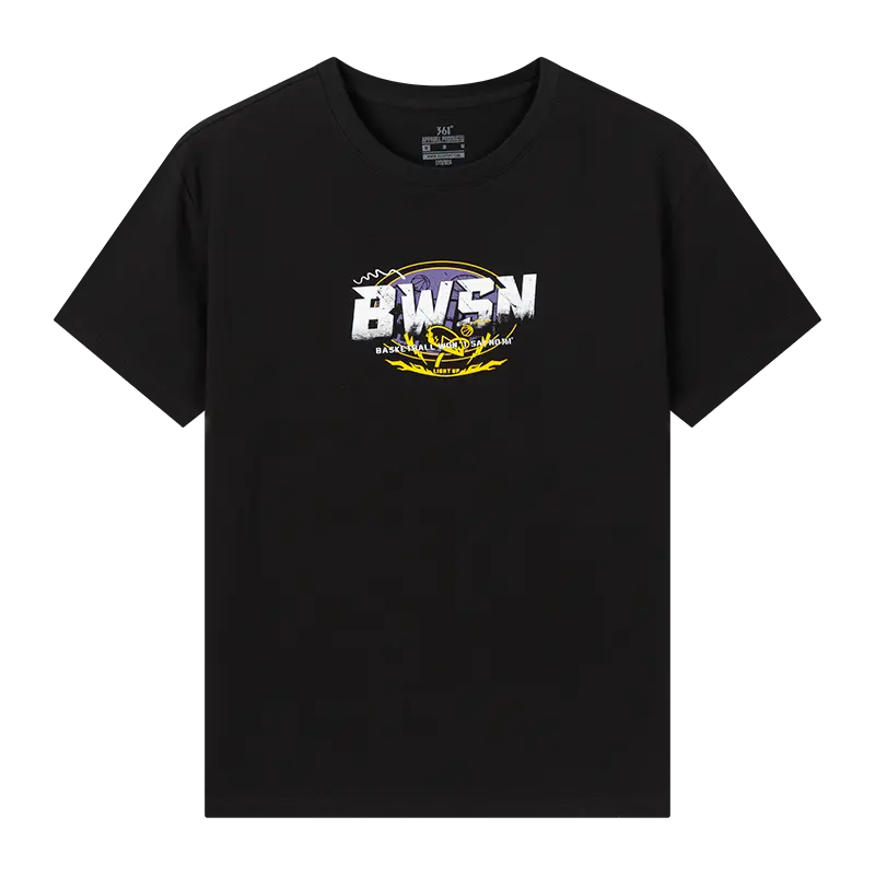 

361° Футболка мужская Super Black с круглым вырезом, тонкая, прямого кроя