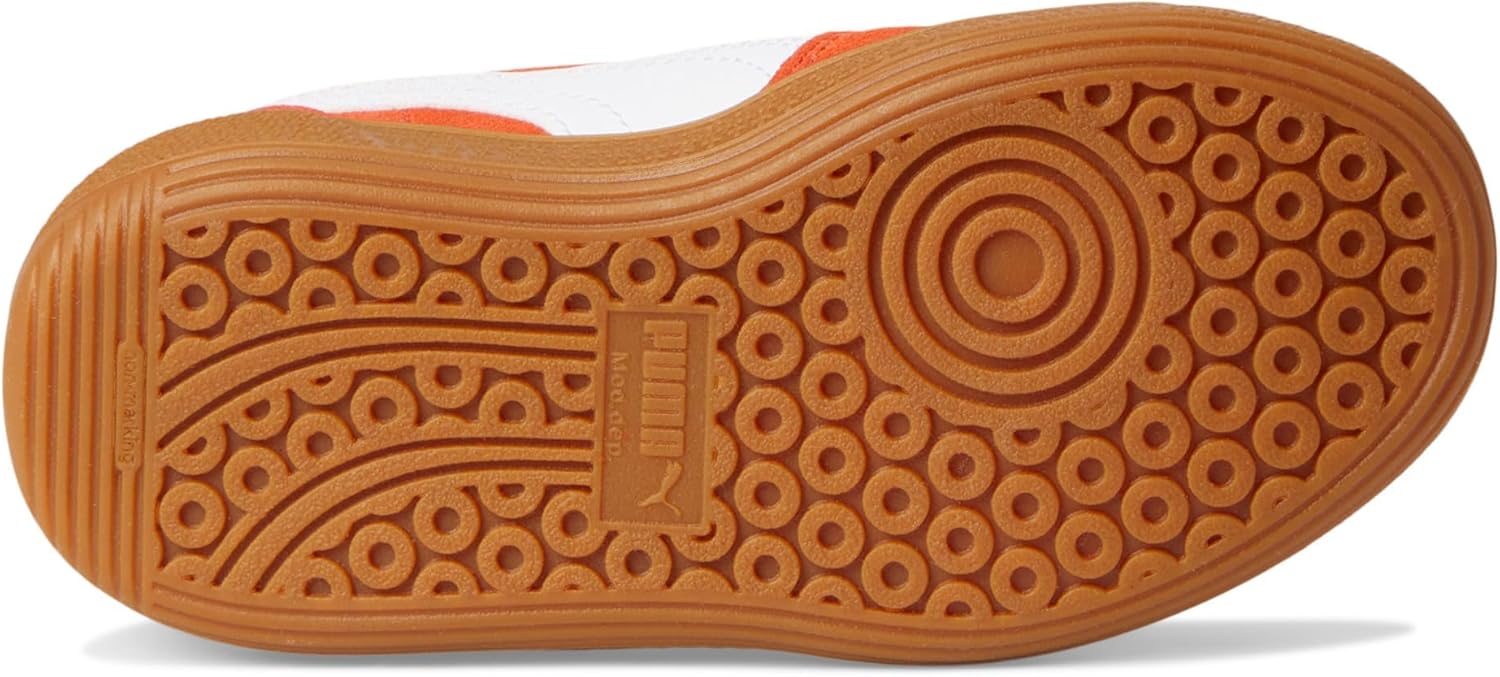 Детские кроссовки Puma Unisex-Child Palermo (для малышей), белый/красный — фото 3