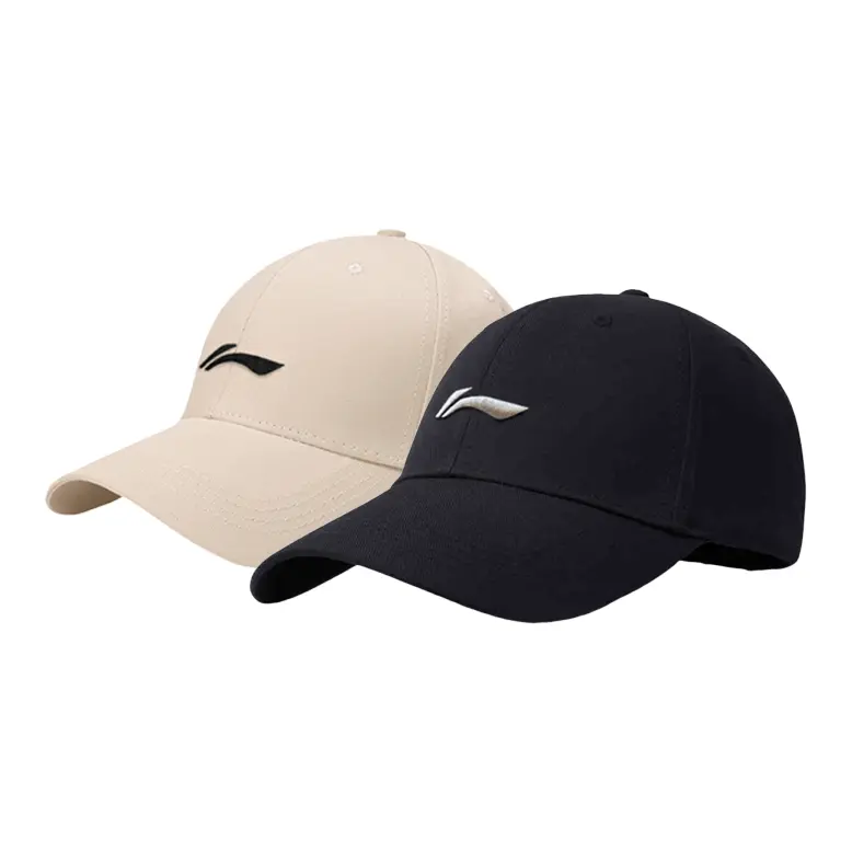 

LINING Хлопковая бейсболка унисекс, Khaki+Black Silver