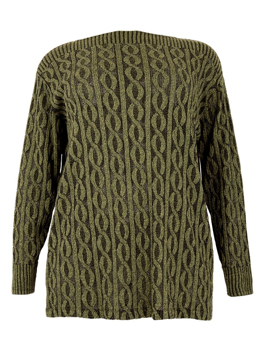 

Свитер Yoek Sweater, оливковый/темно-зеленый
