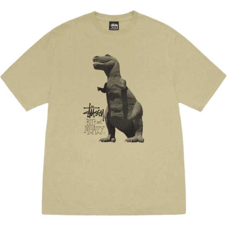 

Футболка Big & Meaty пигментного крашения Stussy, Elm Tree Color