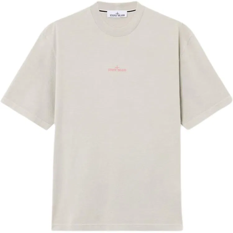 Футболка Carlo с принтом, regular-fit STONE ISLAND, Pearl Gray