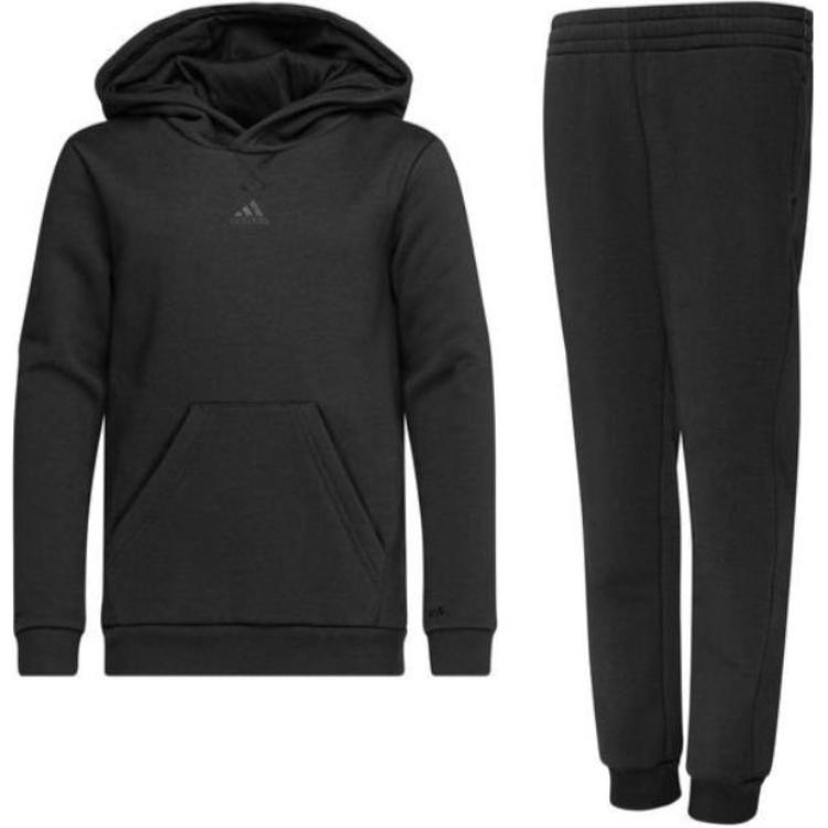 

Детская повседневная спортивная футболка Adidas, черная
