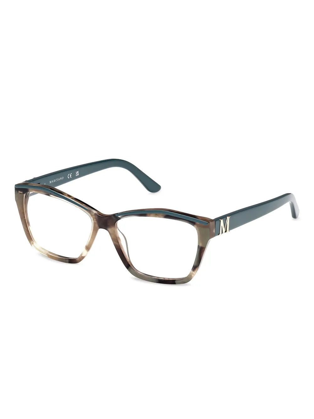 

Очки с эффектом черепахового панциря GUESS EYEWEAR, синий