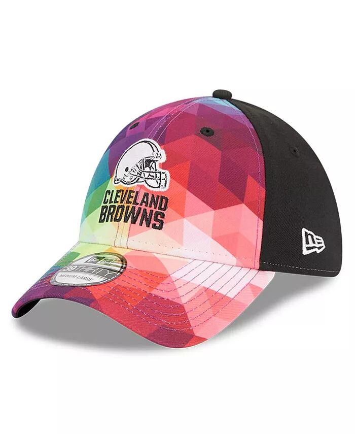 

Мужская и женская разноцветная черная кепка Cleveland Browns 2023 NFL Crucial Catch 39THIRTY Flex New Era