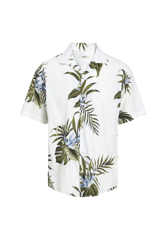 

Рубашка дрэг рубашка с короткими рукавами Jack & Jones, белый
