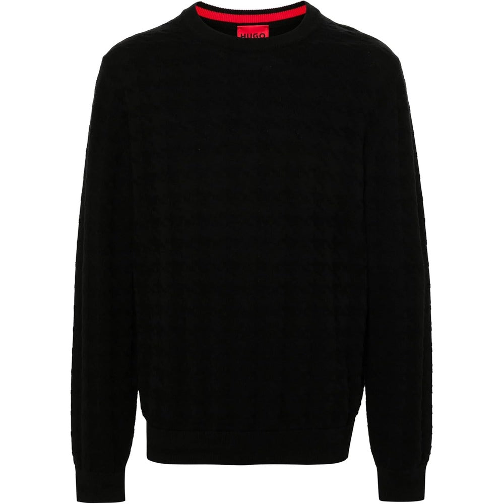 

Мужской свитер Hugo Steeth Knit Cotton, черный Hugo Boss