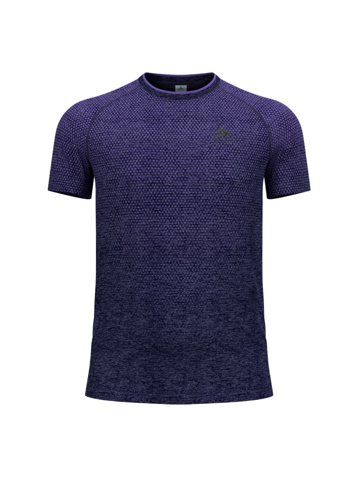 

Футболка для выступлений фиолетового цвета Odlo