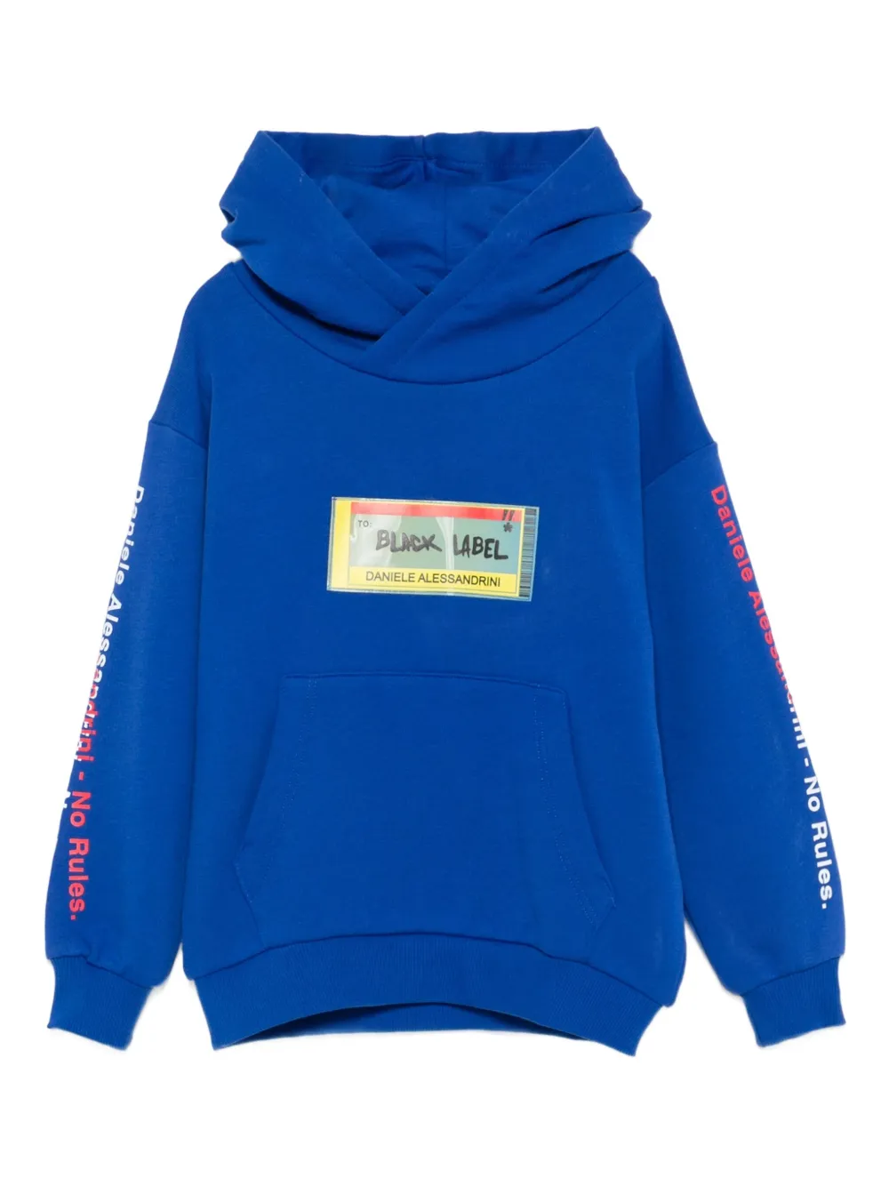 

Худи с принтом Daniele Alessandrini Kids, синий