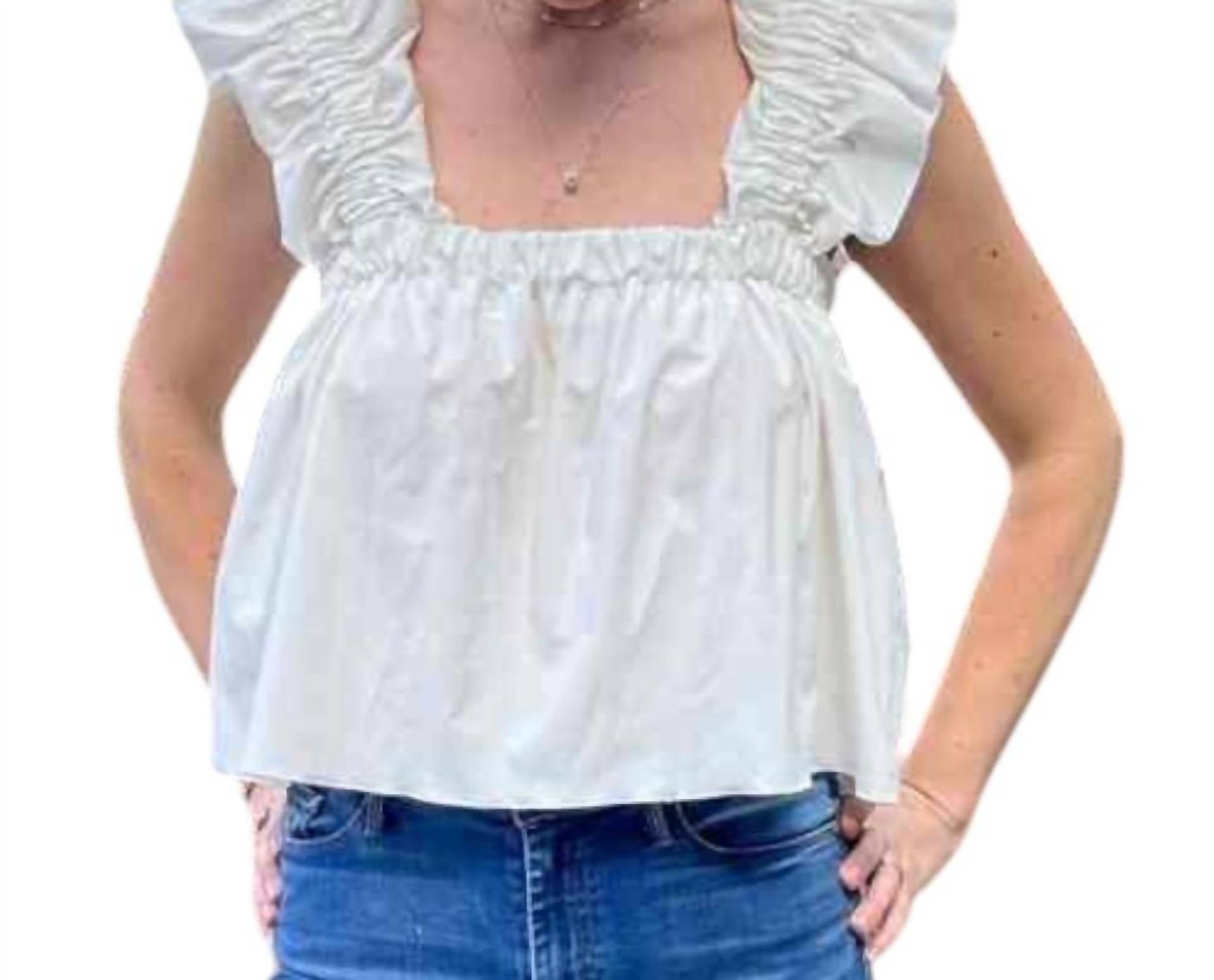 

Топ Maya в белом цвете MONICA NERA