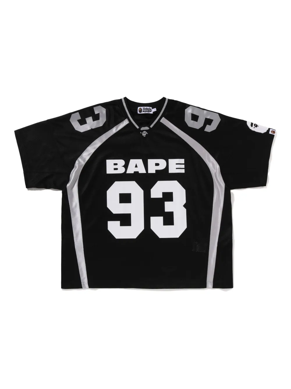 

Футболка с номером 93 A BATHING APE, черный