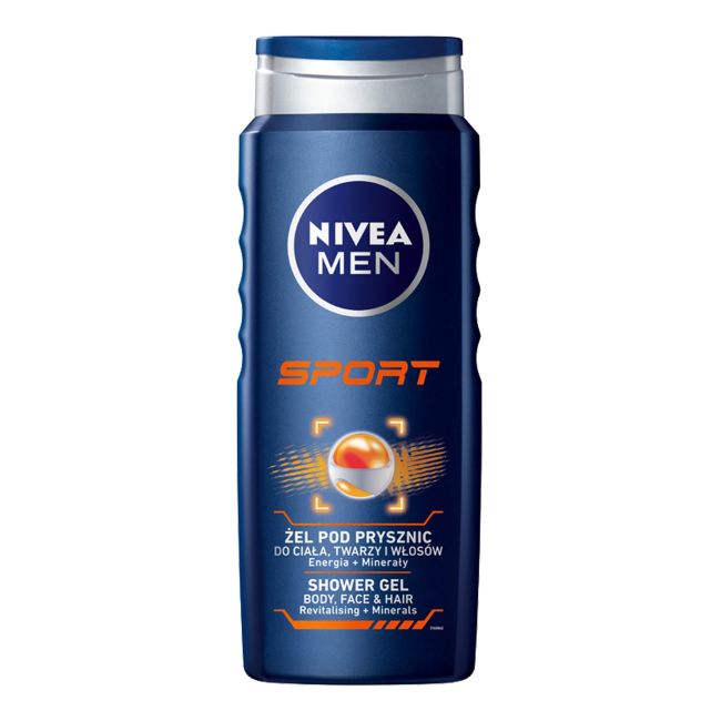 

Спортивный гель для душа с эффектом свежести 24 часа для мужчин Nivea Men, 500 мл