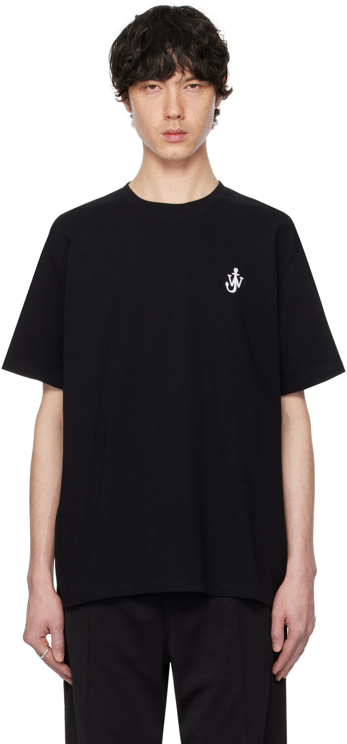 

Футболка с логотипом якоря JW Anderson, черный