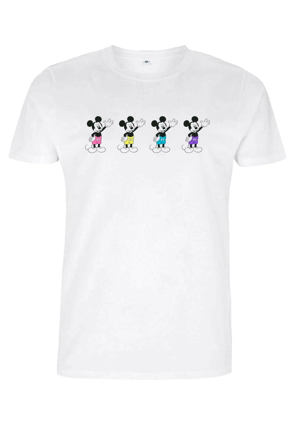 

Футболка с принтом DISNEY CLASSIC MICKEY NEON PANTS UNISEX Henry Tiger, белый
