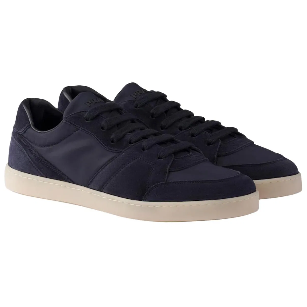 Кроссовки кожаные PRADA Marine Blue — фото 4