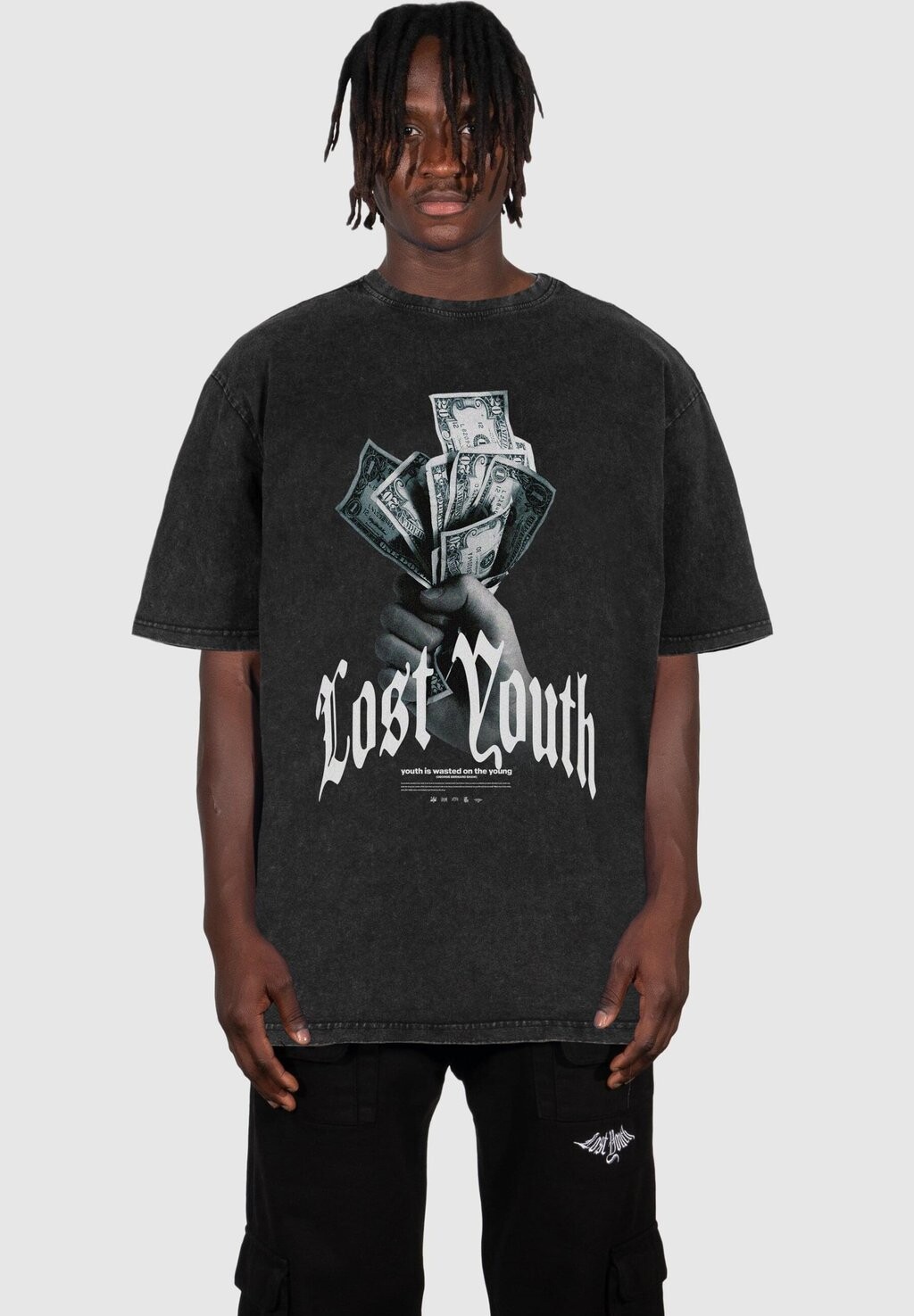 

Футболка с принтом Money V.1 Lost Youth, черный