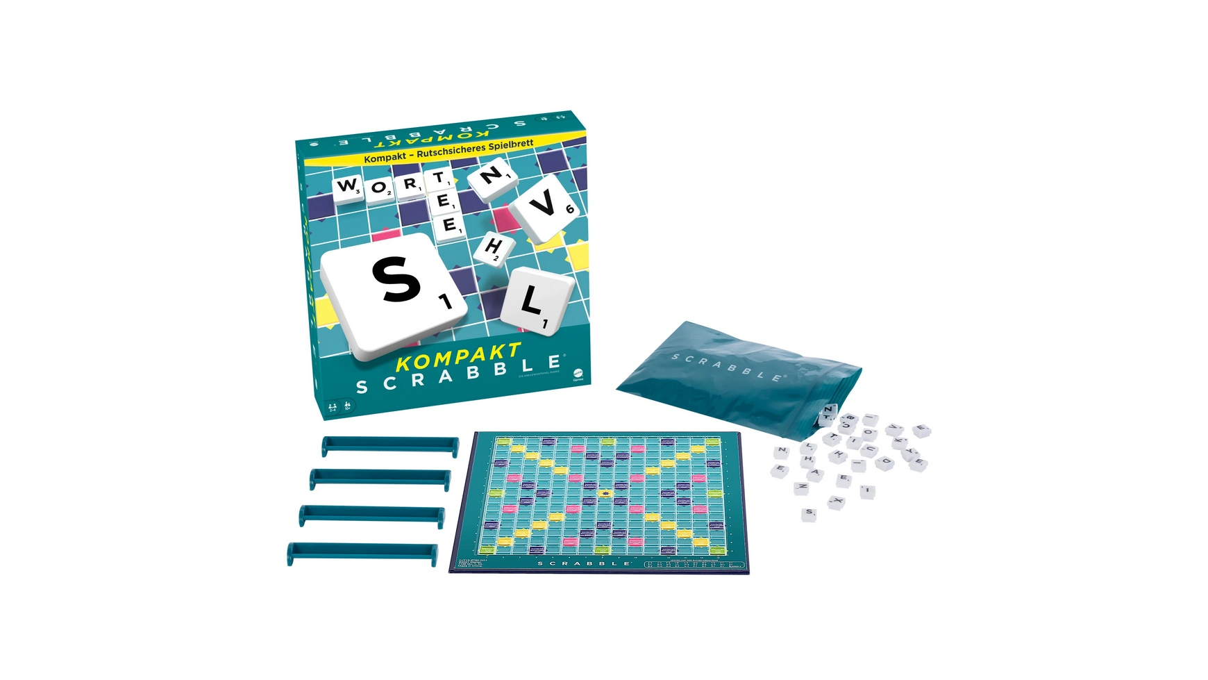 

Mattel Games Scrabble Compact, комнатная игра, настольная игра, игра о путешествиях