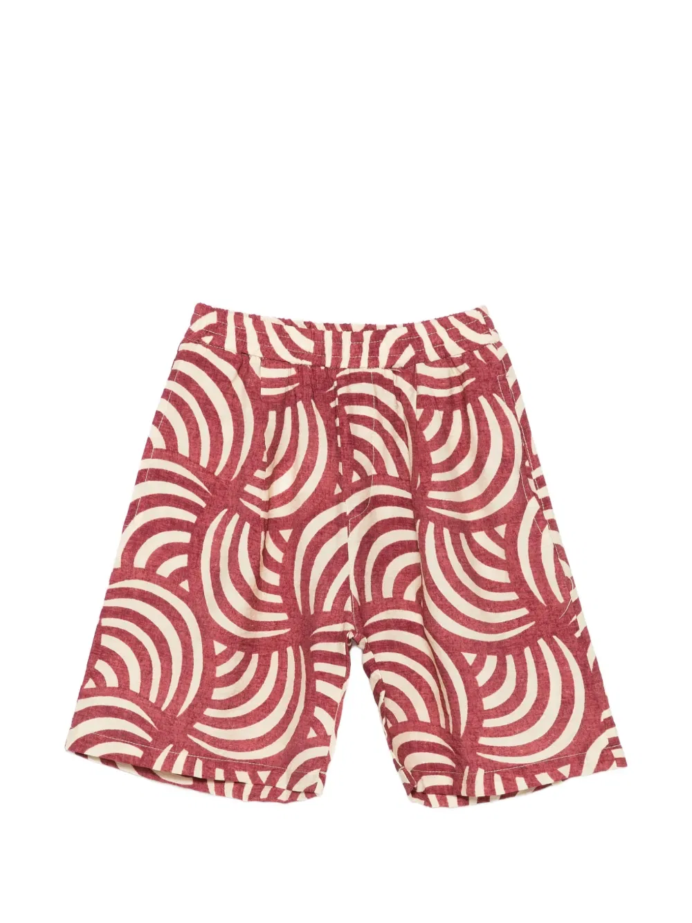 Шорты с узором Paolo Pecora Kids, красный